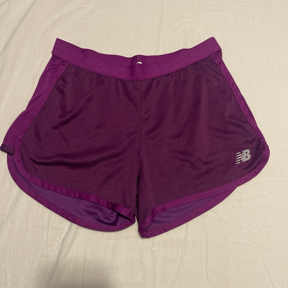 New Balance Women's Deep Purple Athletic Shorts